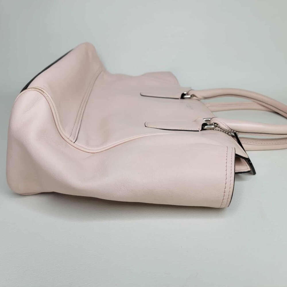 Coach Leather Women's Handbag in Pale Pink Color (Misty Rose) - Picture 3 of 14
